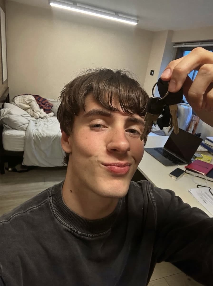 Student found a home